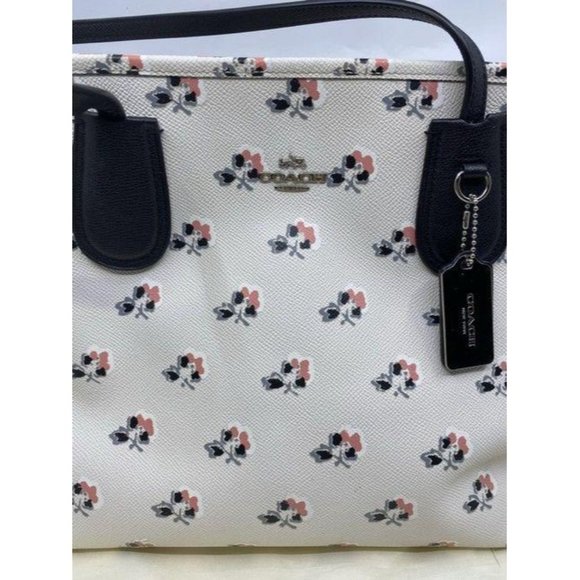 Coach shopping xl floral great condition msrp whit - Picture 7 of 12